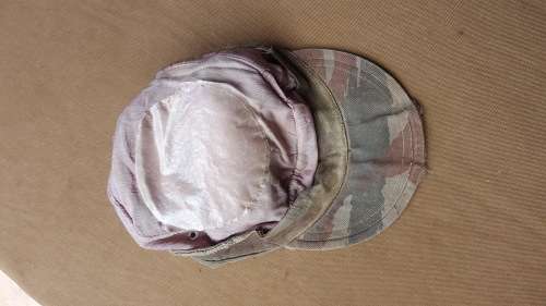 scarce & relatively good used condition FAPLA Angola bushwar era used grey lizard cap (brim damaged)