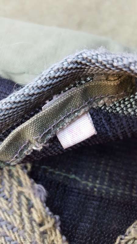 a scarce and rarely seen outside Zim - Commando Bn Battle-jacket olive green canvas - almost impossi