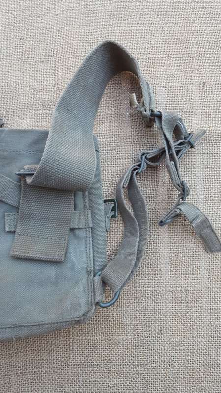 original SADF era pattern 70/73 type canvas olive green colour A53 radio carry backpack - used