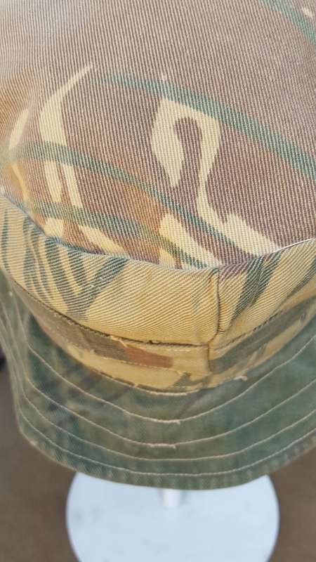 original Rhod camo bush-hat in great used condition minimal fading & size 57 (no stains/ no damage)