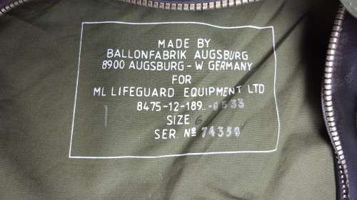 scarce & rarely seen original SADF era SAAF pilots & aircrew olive green drysuit rubber cuffs good