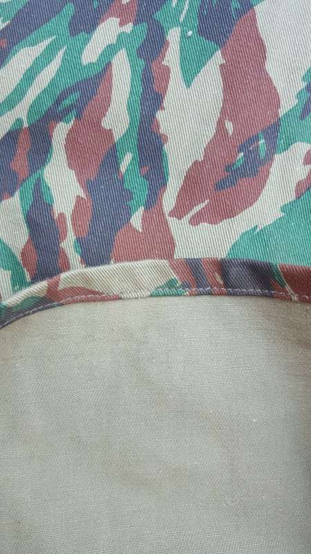 pretty scarce recce copy camo type "J" Egyptian Lizard camo l/s shirt in near mint unused condition
