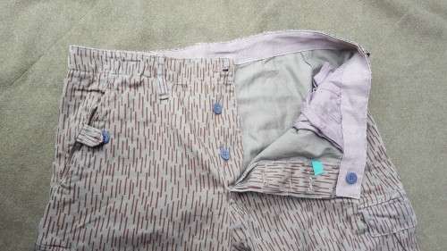 scarce Recce copy camo enemy cut Type "D" EG strichtarn falling rain camo pair of trousers mint unus