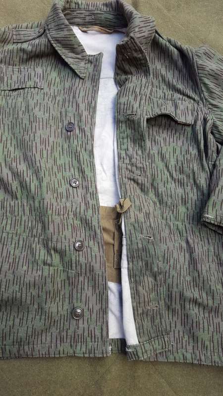 Czech "needles" camo jacket - 100% cotton heavy duty cloth - ideal as a hunting jacket - medium size