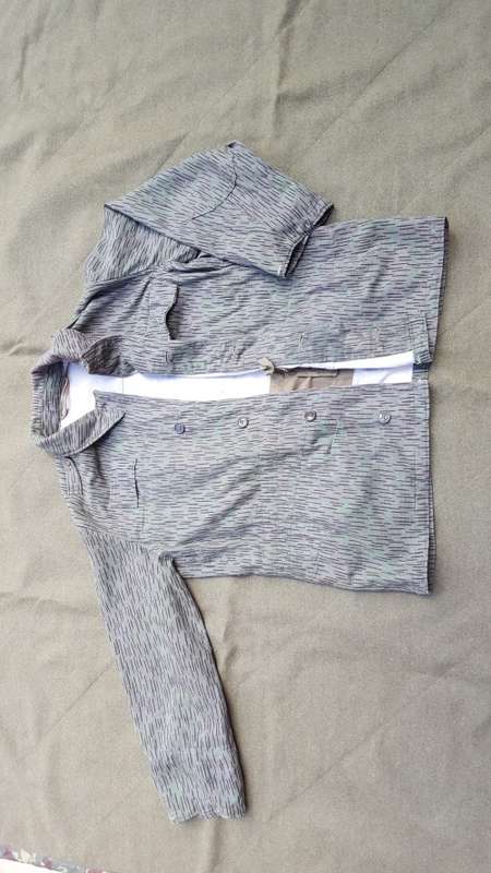 Czech "needles" camo jacket - 100% cotton heavy duty cloth - ideal as a hunting jacket - medium size