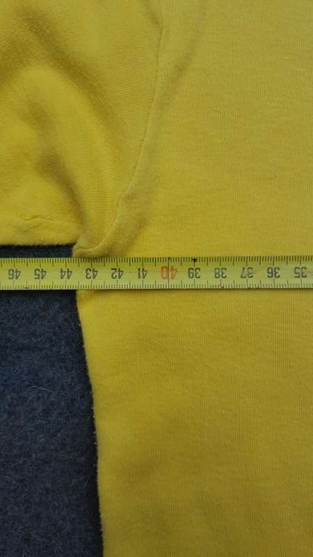 period tee-shirt - yellow RSA made (Pta) SADF era "be a man" Rhodesia style symbolism border war