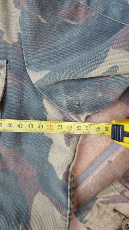 ex homelands pre-1994 TDF Transkei camo bush-jacket size medium - small hole on collar and below