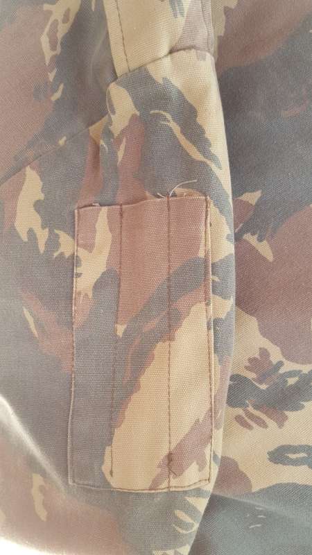ex homelands pre-1994 TDF Transkei camo bush-jacket size medium - small hole on collar and below