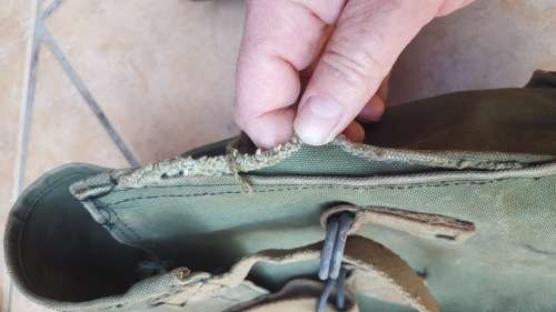rare find -very scarce Rhodesian double strap Fardays' pvt purchase pouch very good used condition