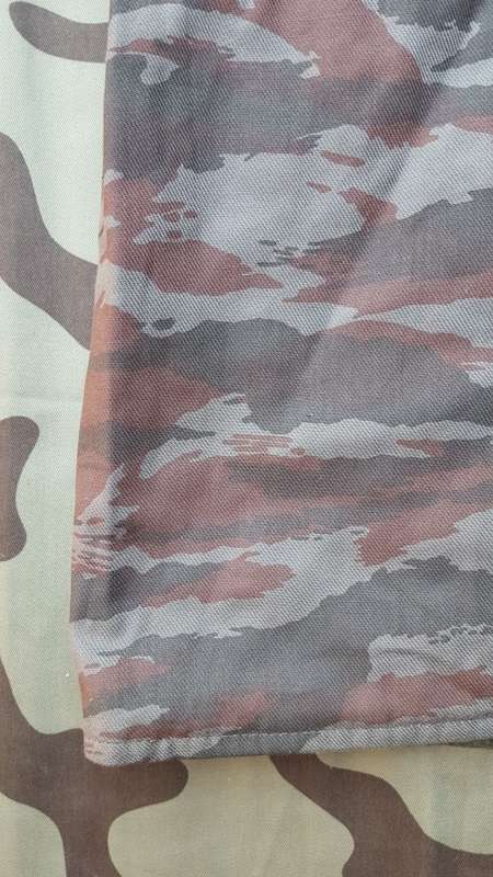 new unused SADF era recce copy camo type "L" FAPLA lizard camo padded & quilted bush-jacket Med size
