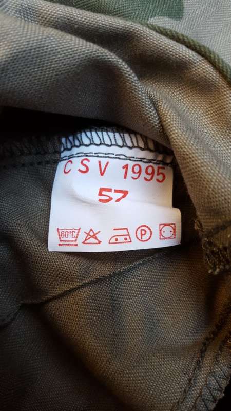 original new unused French CCE HBT camo bigeard cap (same as Porra kiko swallow-tail cap) in size 57