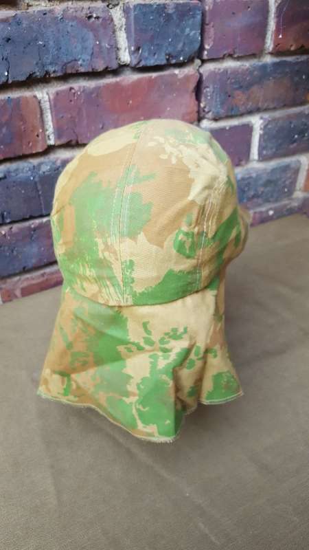 old school camo fishing & hunting cap (similar patt to famed SAP 1st patt but diff background and co