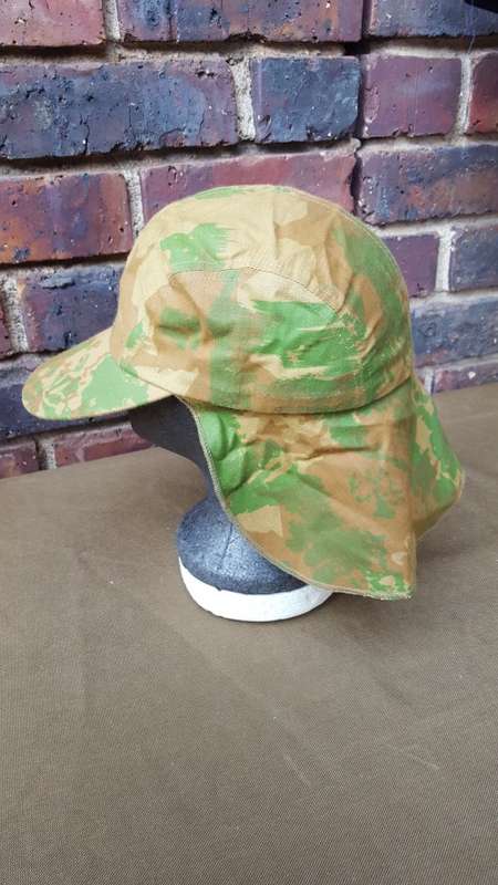 old school camo fishing & hunting cap (similar patt to famed SAP 1st patt but diff background and co