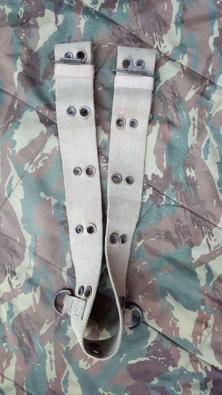older 1st type variation SADF/ SAP studded type "Koevoet" web-belt with brass eyelets & larger holes