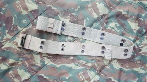 older 1st type variation SADF/ SAP studded type "Koevoet" web-belt with brass eyelets & larger holes
