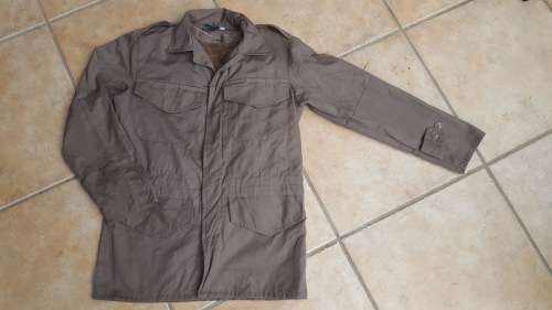 new unused (unconfirmed) Transkei Police or Prisons services nutria (caramel) bush-jacket size small