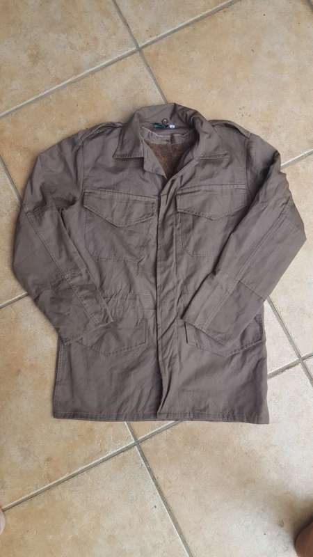 new unused (unconfirmed) Transkei Police or Prisons services nutria (caramel) bush-jacket size small