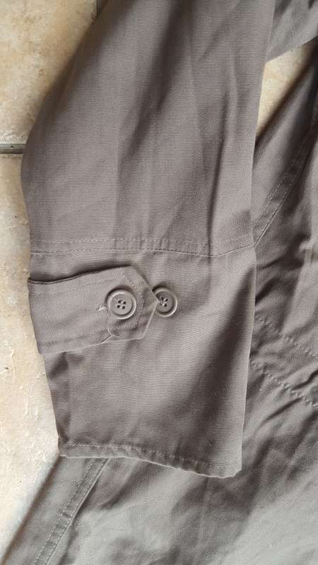 new unused (unconfirmed) Transkei Police or Prisons services nutria (caramel) bush-jacket size small