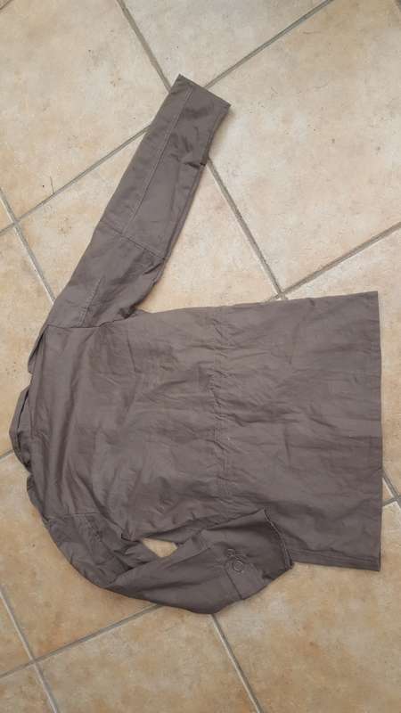 new unused (unconfirmed) Transkei Police or Prisons services nutria (caramel) bush-jacket size small