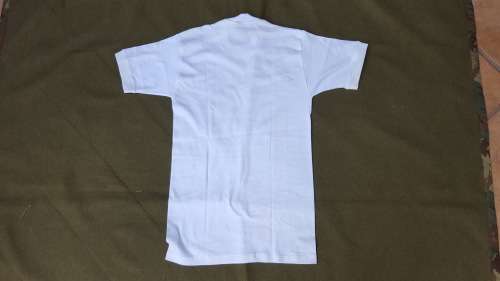 original white medium size Rhodesian Service Corps tee-shirt in very good & clean condition