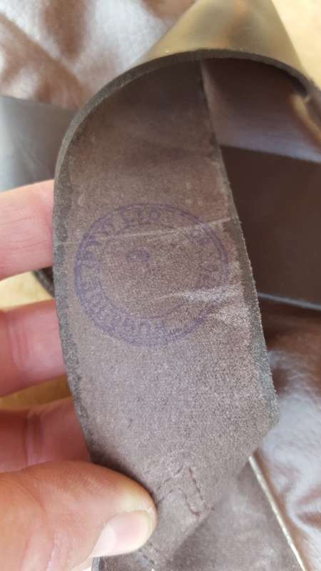 new unused size "270" (UK9) SADF era issue leather sandals very similar to type used in WW2/ LRDG