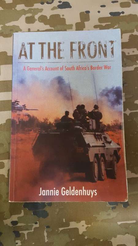 1st softcover edition signed & dedicated book authored by Genl Jannie Geldenhys erstwhile C SADF