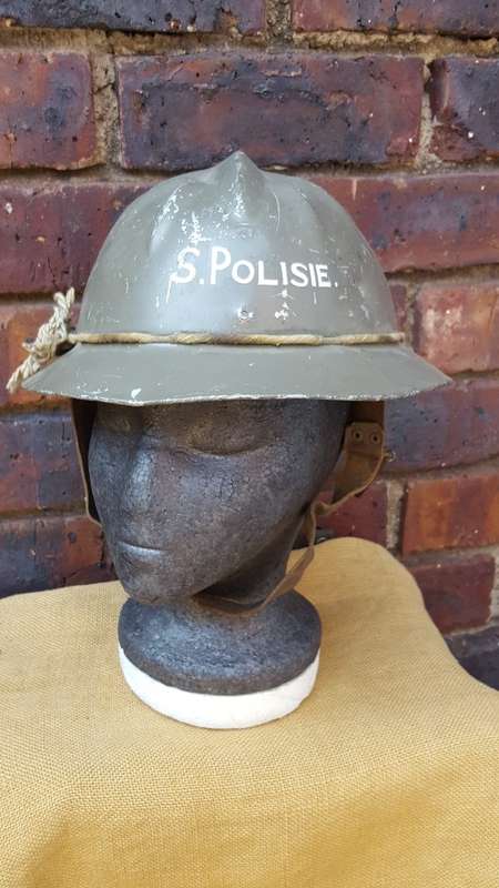 very scarce and rare early SARP riot helmet - not many of these about - in great period condition