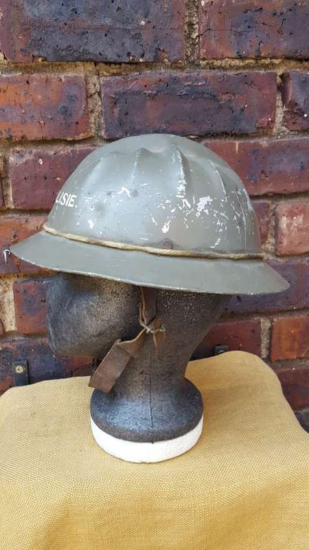 very scarce and rare early SARP riot helmet - not many of these about - in great period condition
