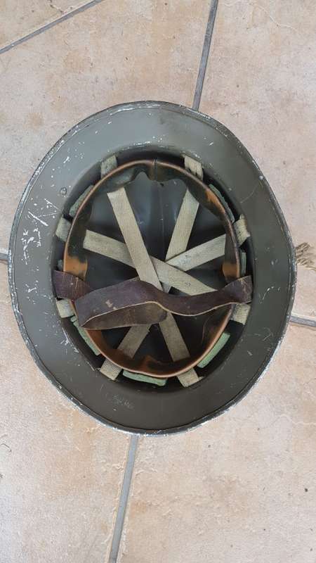 very scarce and rare early SARP riot helmet - not many of these about - in great period condition