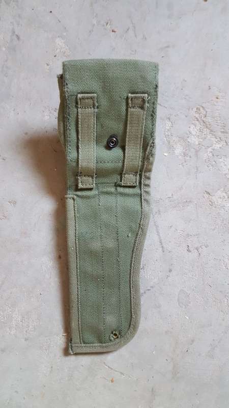 variation SADF era issue canvas patt 70/73 holster olive green canvas similar shape to Rhod patt 69