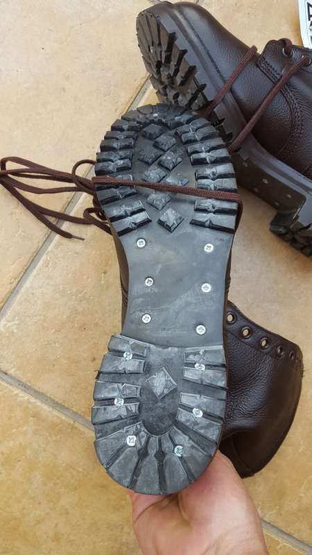 new unused SADF/ SANDF type "jumpers" boots size 11 (UK) full grain leather combat boots (full welt)