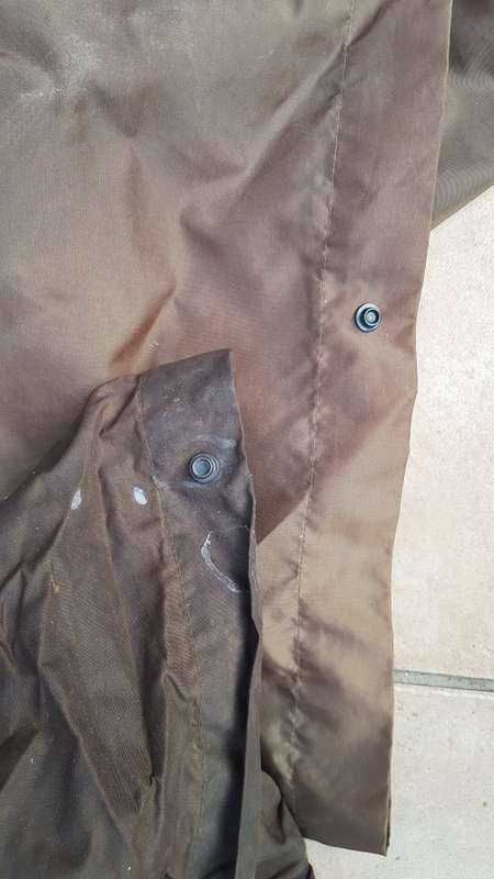 very good used condition SADF era dd 1983 nylon nutria (not the latter dark type) poncho no damage