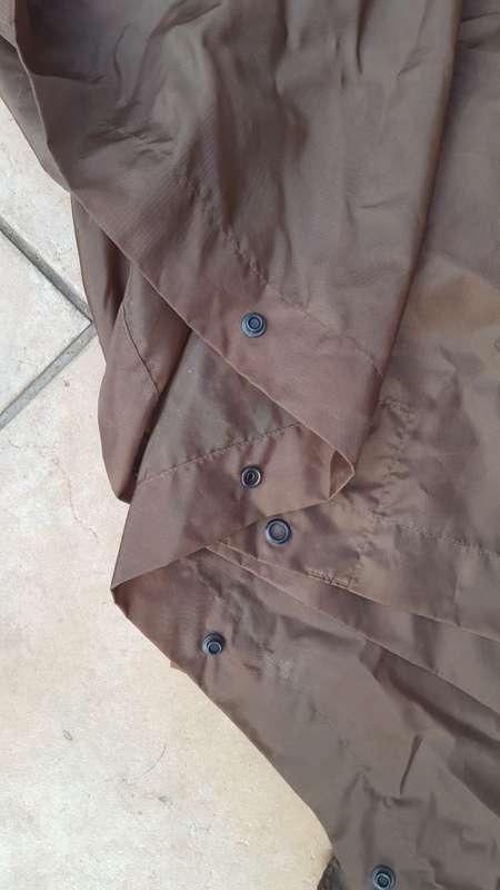 very good used condition SADF era dd 1983 nylon nutria (not the latter dark type) poncho no damage