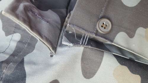 modified scarce Moz FADM Navy size 8 (XXL) previously damaged jacket converted into a "gillet" vest