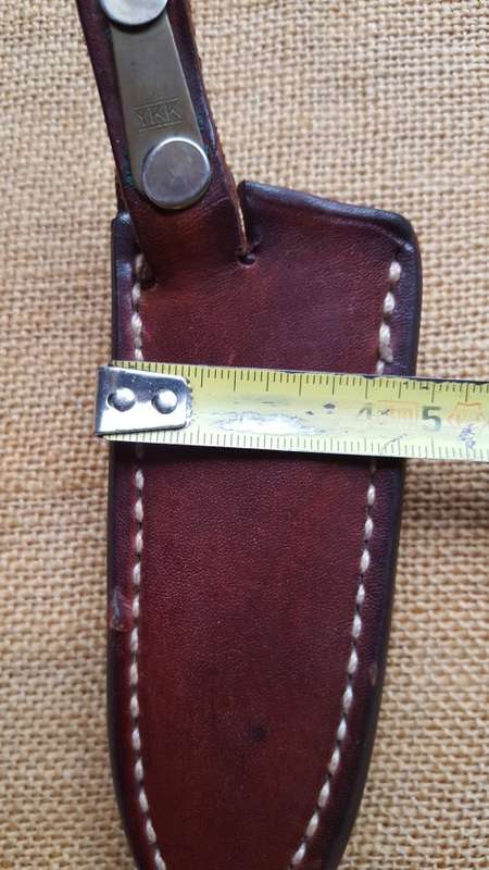 very good used condition leather original Gerber (short) boot knife sheath
