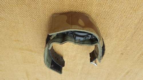 a useful custom made one-off SAP camo cloth watch band/ cover - well made found locally in a lot of