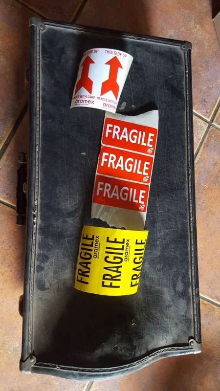 used old music instrument hard case ideal for use as a discrete weapon carry case ala gangster style
