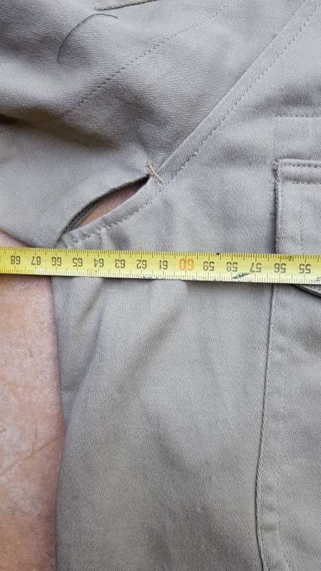 used condition original modern era SA Army para beige XL training/ hangar jump smock (no damage)