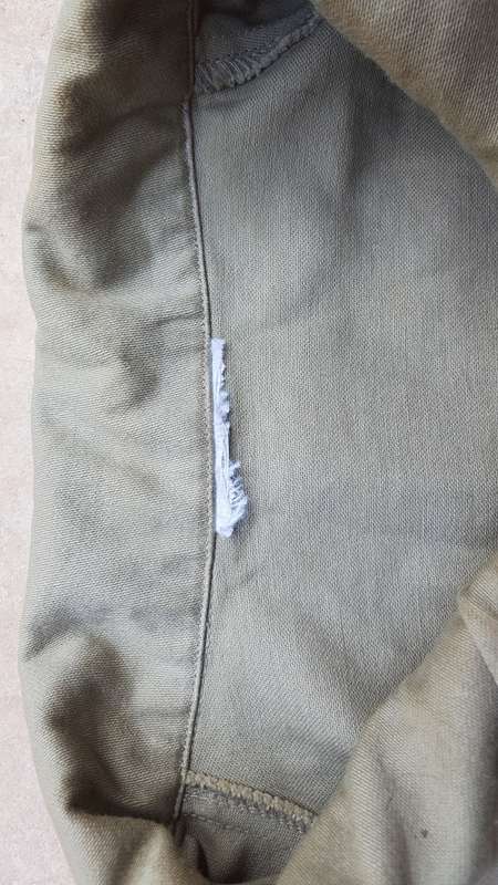 used condition original modern era SA Army para beige XL training/ hangar jump smock (no damage)