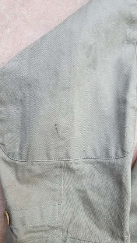 used condition original modern era SA Army para beige XL training/ hangar jump smock (no damage)