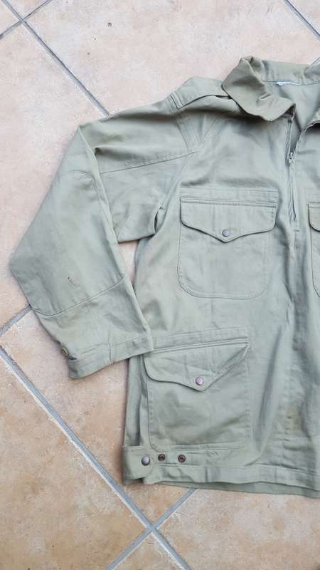 used condition original modern era SA Army para beige XL training/ hangar jump smock (no damage)