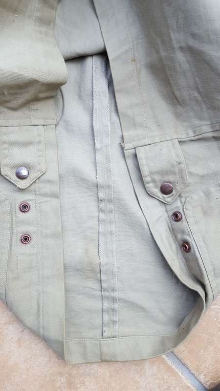 used condition original modern era SA Army para beige XL training/ hangar jump smock (no damage)