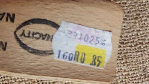dd 1984 original bushwar era (civilian purchase) nail brush - period pvt purchase kit item - almost