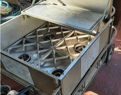 very good complete SADF era (no gas bottles) field stove `75 man` cooker as pictured collection only