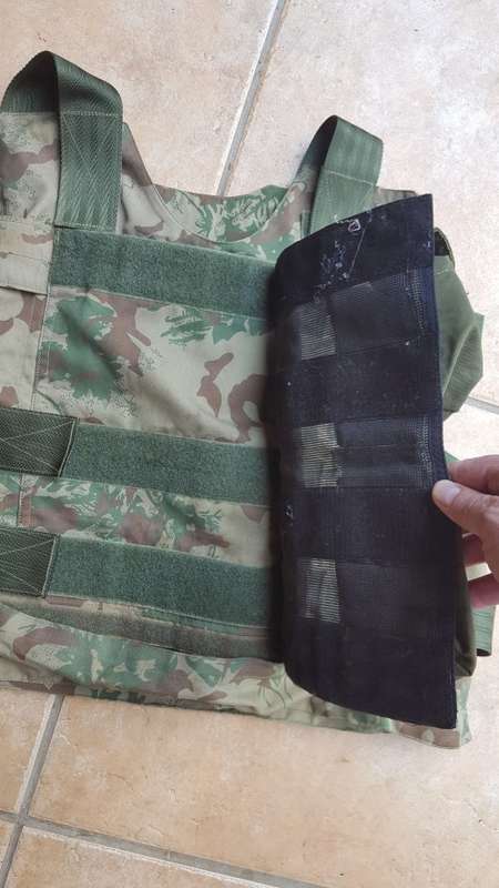 pre-1992 era SAP camo body armour cover (no ballistic panels incl.) with shotgun 12G ammo panel