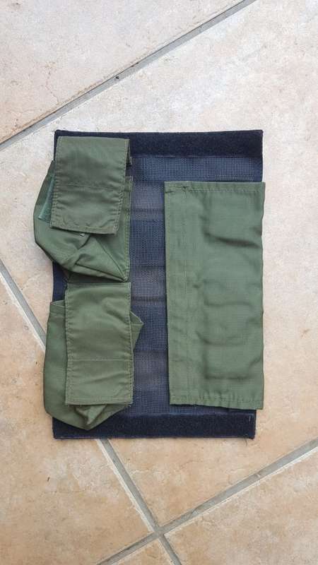 pre-1992 era SAP camo body armour cover (no ballistic panels incl.) with shotgun 12G ammo panel