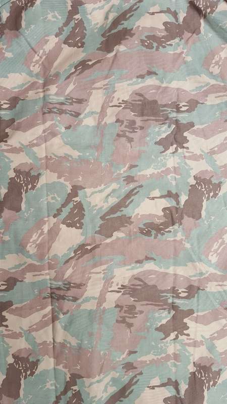 original period SWA/ Angola bushwar era SADF issue 32 Bn winter camo l/s shirt (named) no damage