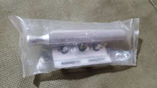 Military issue (?) basic new and unused allu type safety razor - sealed in plastic packet (came with