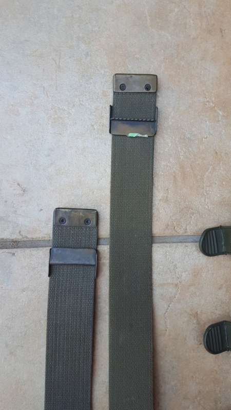 Cold war era West German G3/ FAL mag pouches and belt-kt (choose belt size) - very good used conditi