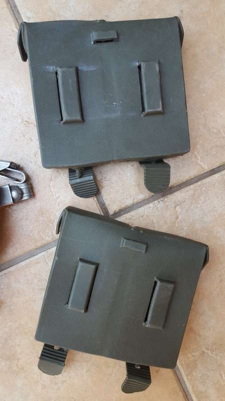 Cold war era West German G3/ FAL mag pouches and belt-kt (choose belt size) - very good used conditi